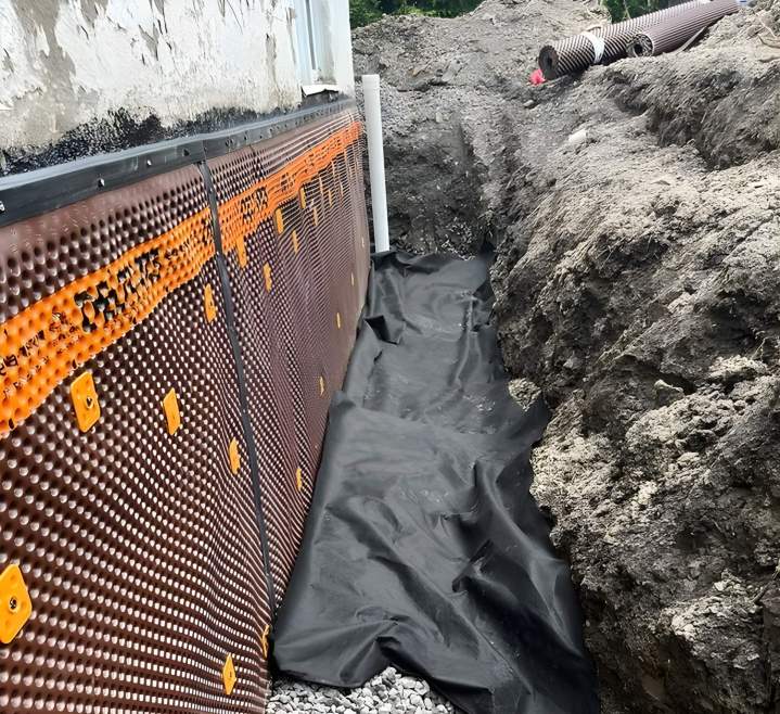 Installation de drains français Rive-Sud